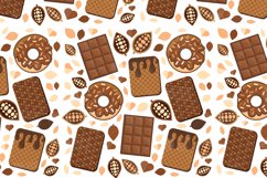 Chocolate Cacao Seamless Pattern Product Image 1