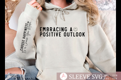 Choose Happiness It&#039;s a Choice You Make Sleeve SVG Product Image 1