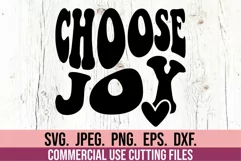 Choose Joy SVG - Mental Health - Self Care - Christian SVG Product Image 1