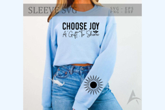 Choose joy a gift to share Sleeve SVG Design Product Image 1