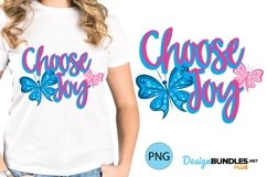 Choose Joy Butterfly Print