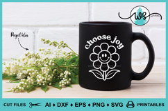 Choose JoyRetro SVG PNG DXF |Positive Encouraging Quote Product Image 2