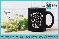 Choose JoyRetro SVG PNG DXF |Positive Encouraging Quote Product Image 2
