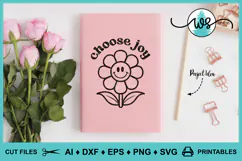 Choose JoyRetro SVG PNG DXF |Positive Encouraging Quote Product Image 5
