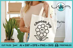 Choose JoyRetro SVG PNG DXF |Positive Encouraging Quote Product Image 6