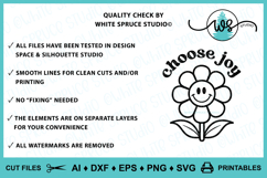 Choose JoyRetro SVG PNG DXF |Positive Encouraging Quote Product Image 8