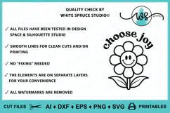 Choose JoyRetro SVG PNG DXF |Positive Encouraging Quote Product Image 8