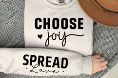 Choose Joy SVG, Sleeve SVG Design Product Image 1