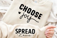 Choose Joy SVG, Sleeve SVG Design Product Image 3