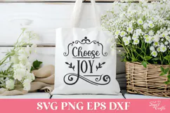 Choose Joy Faith SVG Cut File Product Image 2