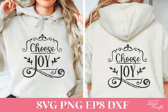 Choose Joy Faith SVG Cut File Product Image 4