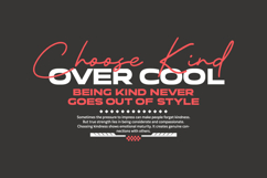 Choose Kind Over Cool Urban Typography T-shirt Design Product Image 1