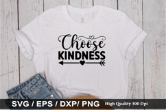 Choose kindness SVG - Motivational Design Product Image 1