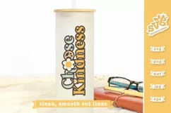 Choose Kindness SVG | Kind SVG | Hippie Quote SVG Product Image 2