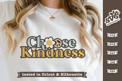Choose Kindness SVG | Kind SVG | Hippie Quote SVG Product Image 3