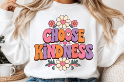 Choose Kindness Retro Back to School Png Product Image 2