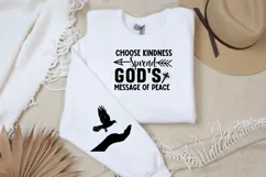 Choose Kindness Spread Sleeve SVG, God SVG Design, Faith SVG Product Image 2