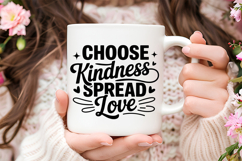 Choose Kindness Spread Love SVG | Be Kind SVG | Kindness SVG Product Image 3