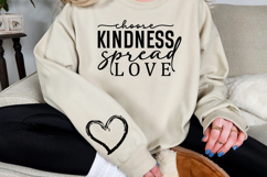 Choose kindness spread love Sleeve SVG Product Image 3