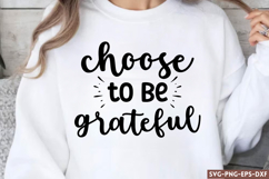 Choose to be grateful SVG, Black Month History SVG Product Image 1