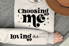 Choosing Me Sleeve SVG, Motivational SVG Design Product Image 3