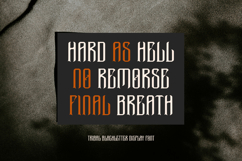 Chorocz Tribal Blackletter Display Font Product Image 4
