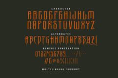 Chorocz Tribal Blackletter Display Font Product Image 7
