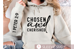 Chosen and cherished Sleeve SVG Design Product Image 2