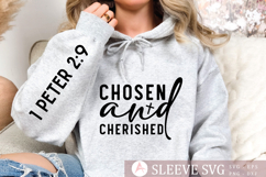 Chosen and cherished Sleeve SVG Design Product Image 1
