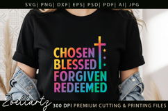 Chosen Blessed SVG Jesus Faith Christian T-shirt Mug Design Product Image 7