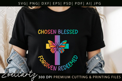 Chosen Blessed SVG for Cricut Christian T-shirt Mug Design Product Image 10