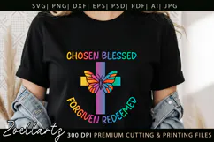 Chosen Blessed SVG for Cricut Christian T-shirt Mug Design Product Image 10