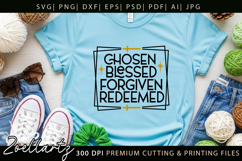 Chosen Blessed SVG for Cricut Christian T-shirt Mug Design Product Image 5
