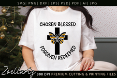 Chosen Blessed SVG for Cricut Christian T-shirt Mug Design Product Image 1