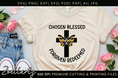 Chosen Blessed SVG for Cricut Christian T-shirt Mug Design Product Image 8