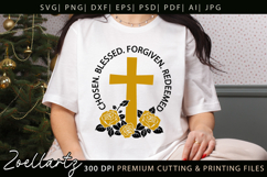 Chosen Blessed SVG for Cricut Christian T-shirt Mug Design Product Image 1