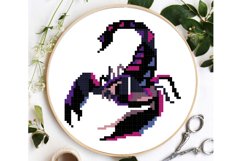 Scorpion Cross stitch pattern PDF Zodiac sign Scorpio animal Product Image 1