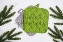 5 Pot holder mockup JPG 300 dpi, kitchen mockup Product Image 3