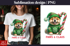 Merry Christmas tshirt Crochet Christmas Dog Chow Chow Product Image 1