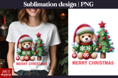 Merry Christmas tshirt Knitted Christmas Dog lover gift Product Image 1