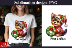 Yorkshire terrier tshirt Knitted Christmas Dog lover gift Product Image 1