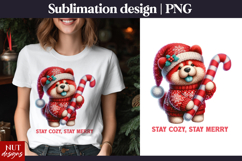 Chow Chow tshirt Knitted Christmas sublimation Dog lover Product Image 1