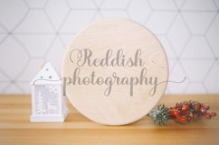 4 Round wood sign mockup JPG 300 dpi, blank wood sign mockup Product Image 4