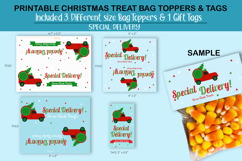 Christmas Special Delivery treat bag topper Product Image 1
