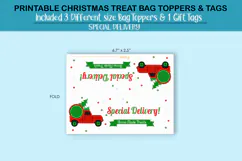 Christmas Special Delivery treat bag topper Product Image 2