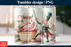 Christmas tumbler 20oz, Nutcracker Christmas Tumbler Product Image 1