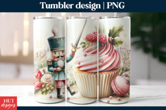 Christmas tumbler 20oz, Nutcracker Christmas Tumbler Product Image 1
