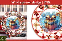 Christmas wind spinner Christmas Gift Wind Spinner PNG Product Image 1