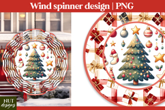 Christmas wind spinner Christmas tree Wind Spinner PNG Product Image 1