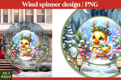 Christmas wind spinner Baby Duck farm animals Wind Spinner Product Image 1